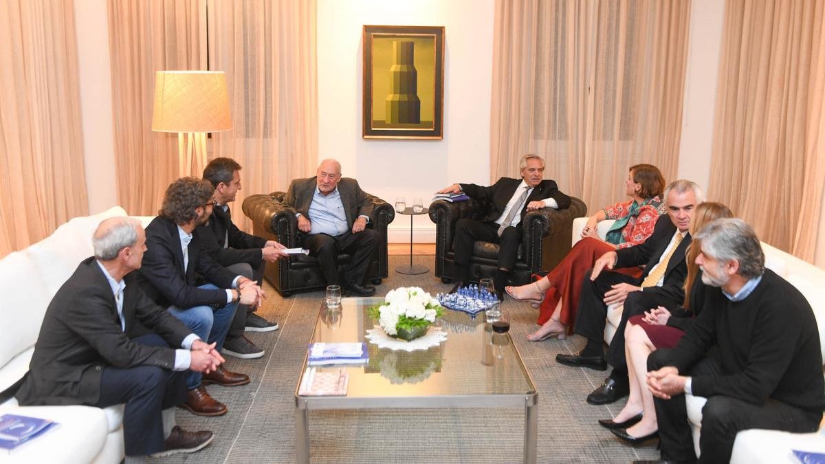 El encuentro se realiz en la Quinta de Olivos Foto Presidencia
