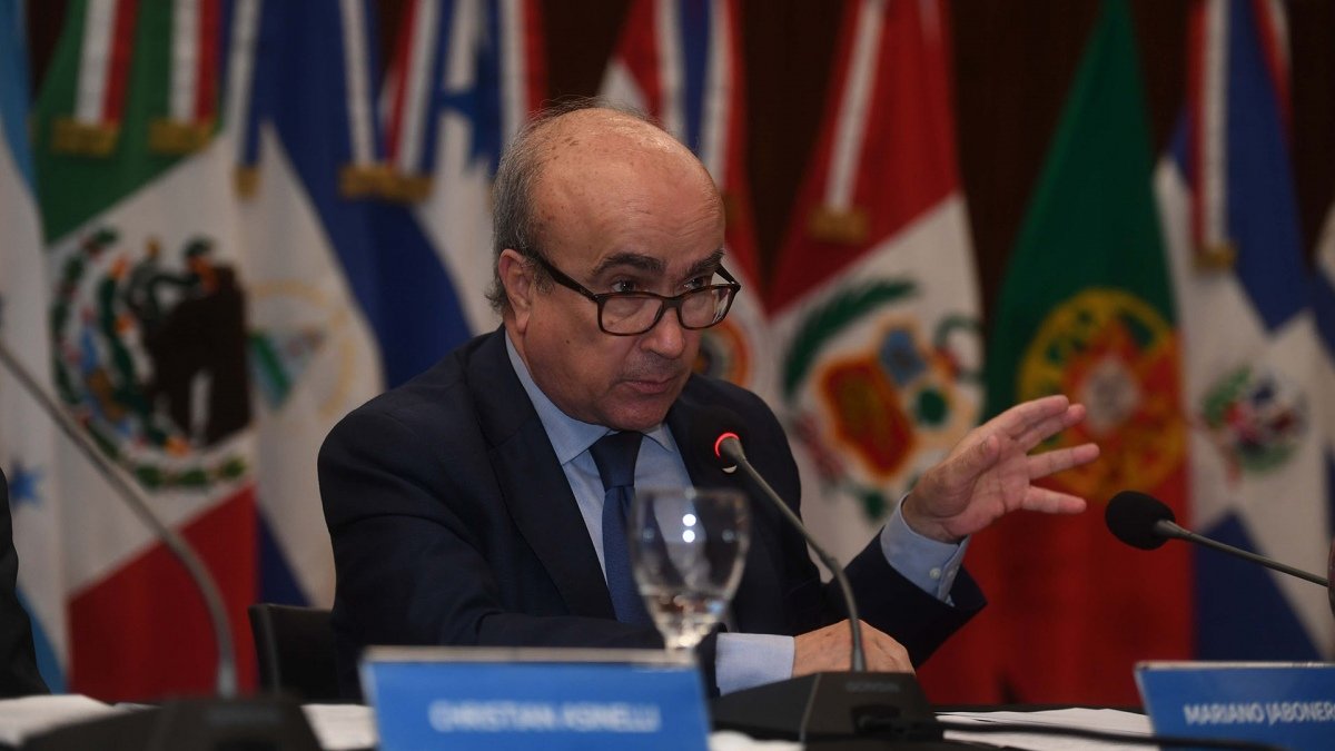 El secretario general de la Organizacin de Estados Iberoamericanos para la Educacin la Ciencia y la Cultura OEI el espaol Mariano Jabonero Foto Alejandro Santa Cruz