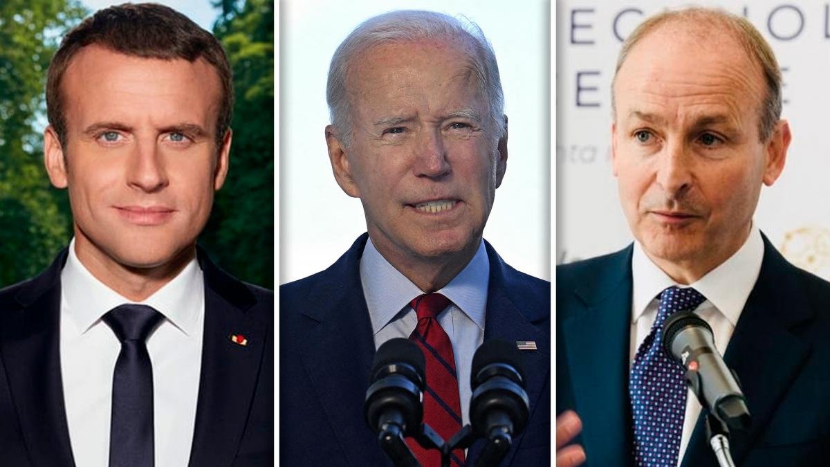 Macron Biden y Martin coincidieron al reaccionar tras la renuncia de Trusss
