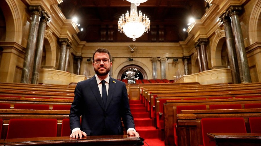 Pere Aragons del partido Izquierda Republicana de Catalua ERC Foto archivo