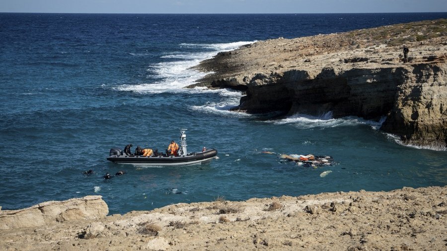La frontera entre Grecia y Turqua es lugar de entrada de los migrantes Foto AFP