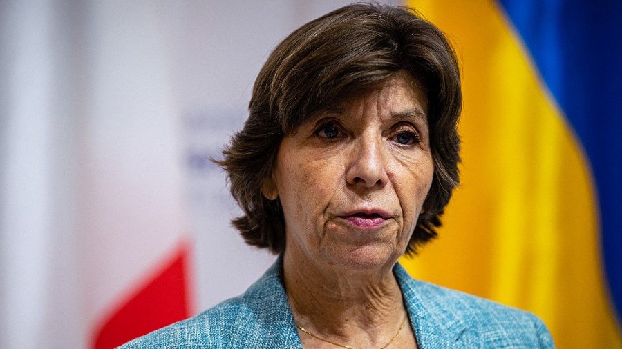 Catherine Colonna canciller de Francia Foto AFP