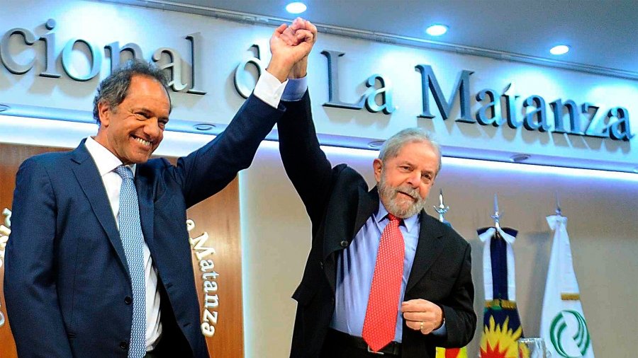 Scioli se refiri a la disputa entre Lula y Bolsonaro Foto Raul Ferrari