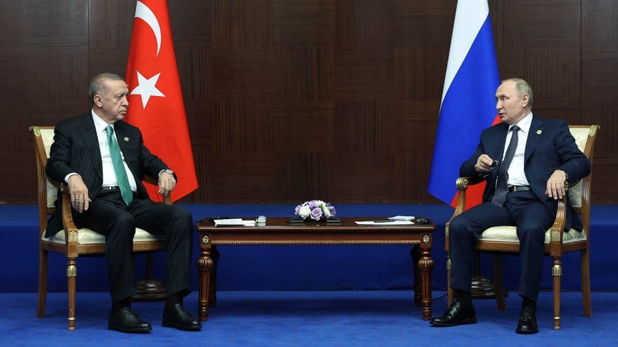 El presidente ruso Vladimir Putin propuso a su homlogo turco Recep Tayyip Erdogan la creacin de un centro gasstico