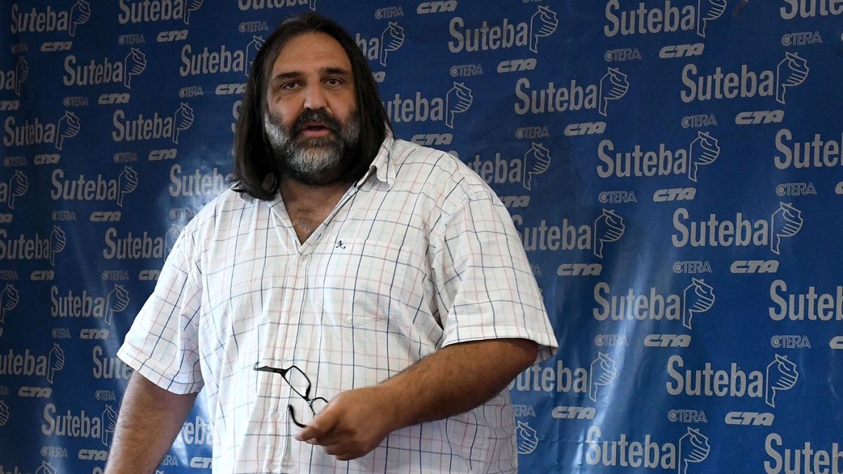 Roberto Baradel se reunir con Sergio Massa Foto Gustavo Amarelle