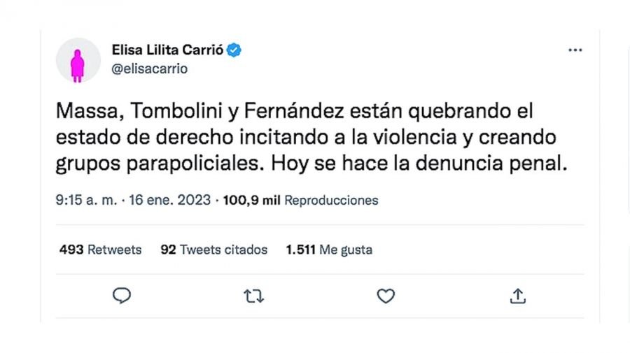 tweets de integrantes de la Coalición Cívica