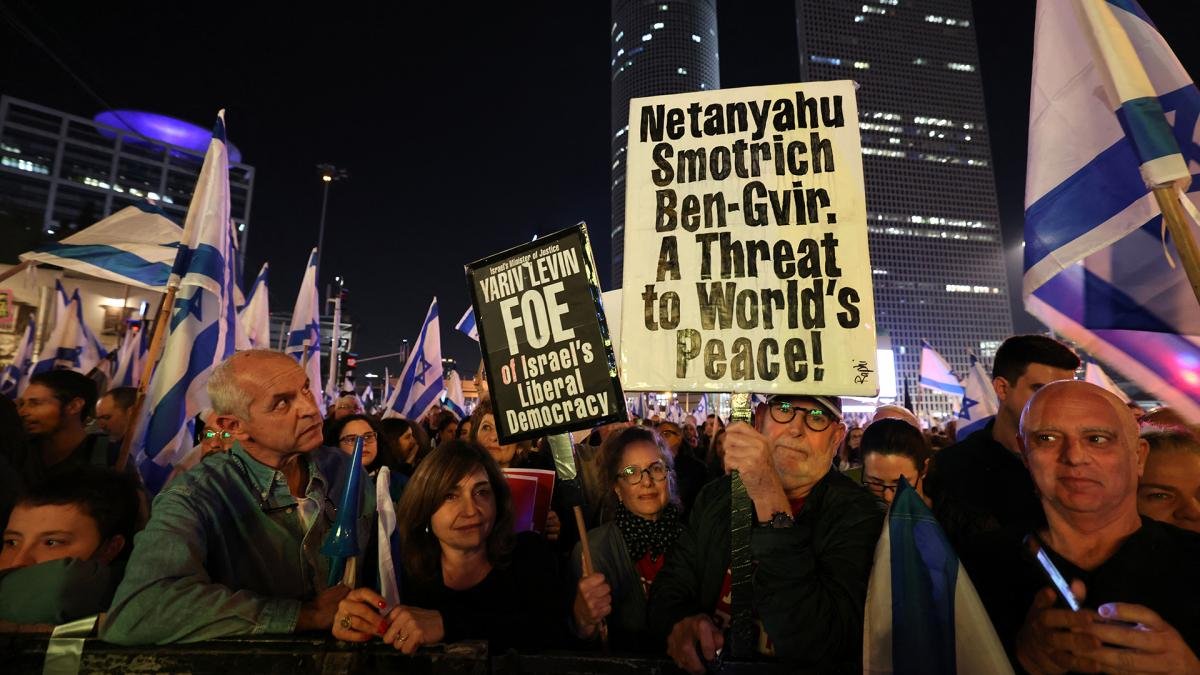 Las protestas se dieron contra la reforma judicial promovida por la coalicin oficialista Foto AFP