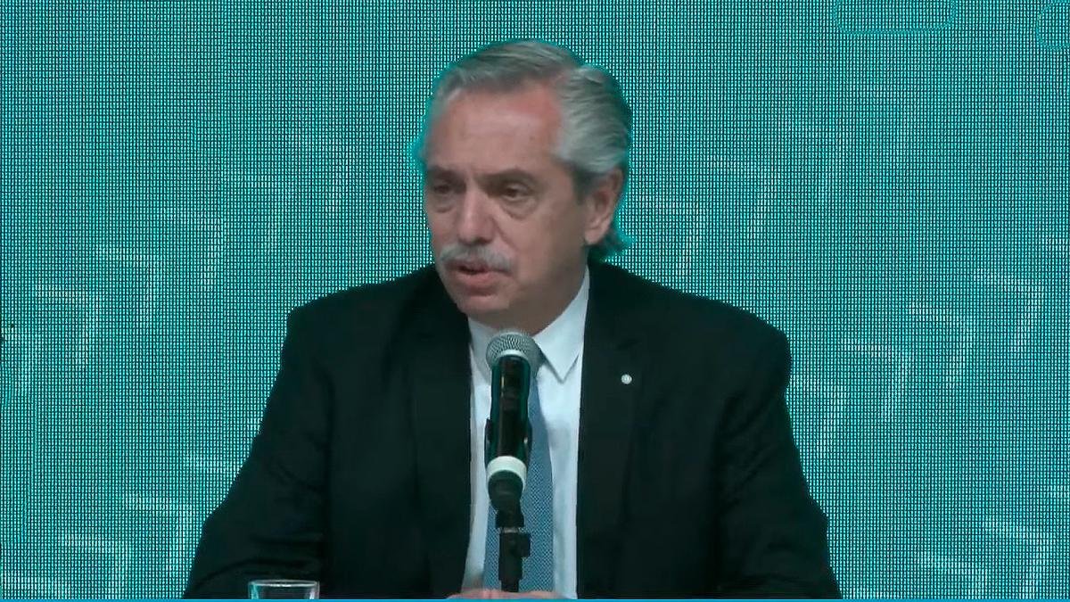 El presidente Alberto Fernndez recibir a la cpula de la Bolsa de Comercio para analizar la marcha de la poltica econmica Foto Captura TV