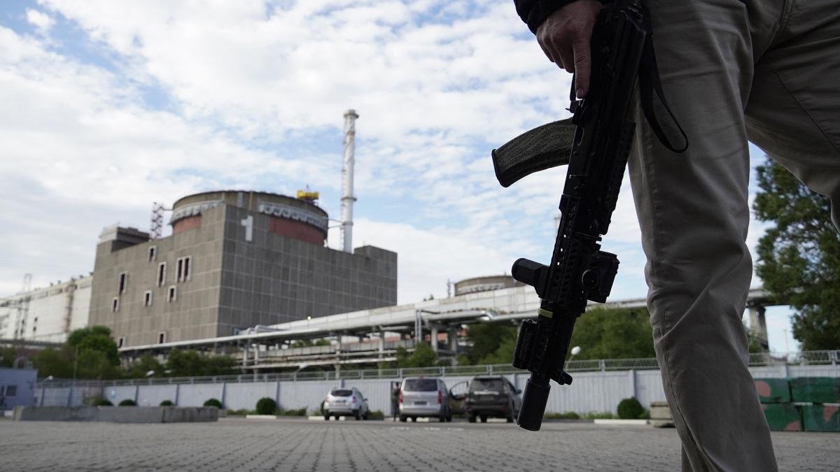 La central nuclear de Zaporiyia la mayor de Europa se encuentra en el sudeste de Ucrania