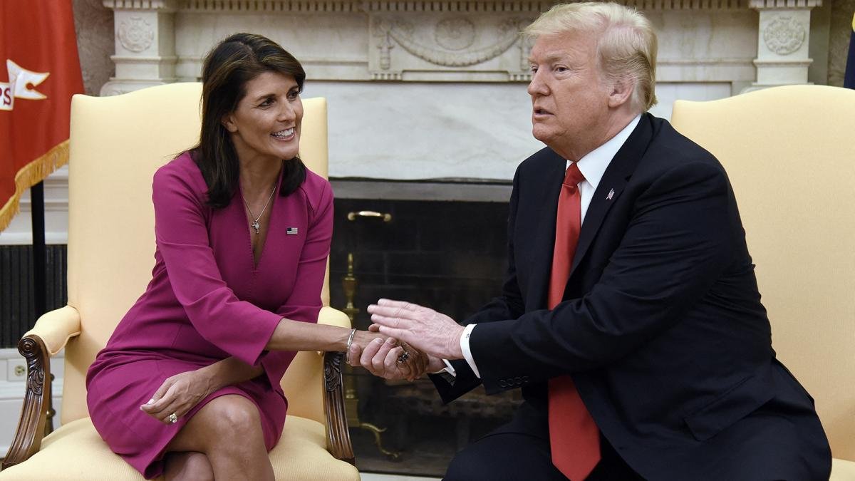 Nikki Haley y Donald Trump Foto AFP