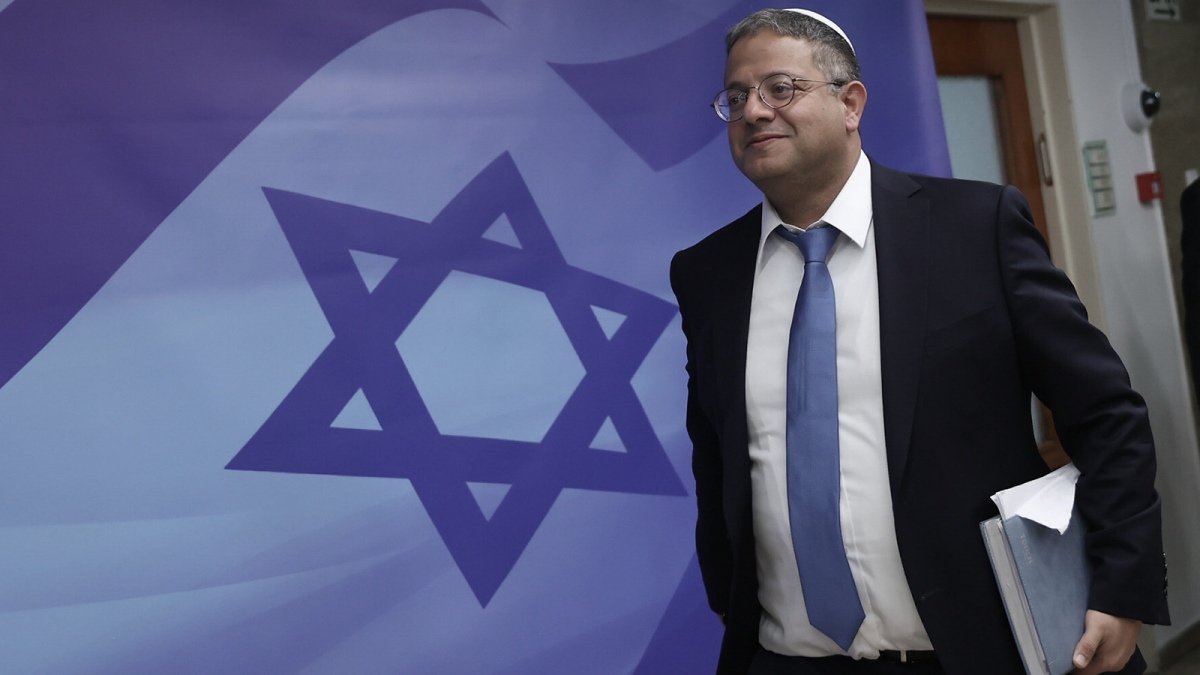 Itamar Gvir el ministro que iba a representar a Israel en una recepcin de la Unin Europea y gener que se suspendiese el evento Fptp AFP 