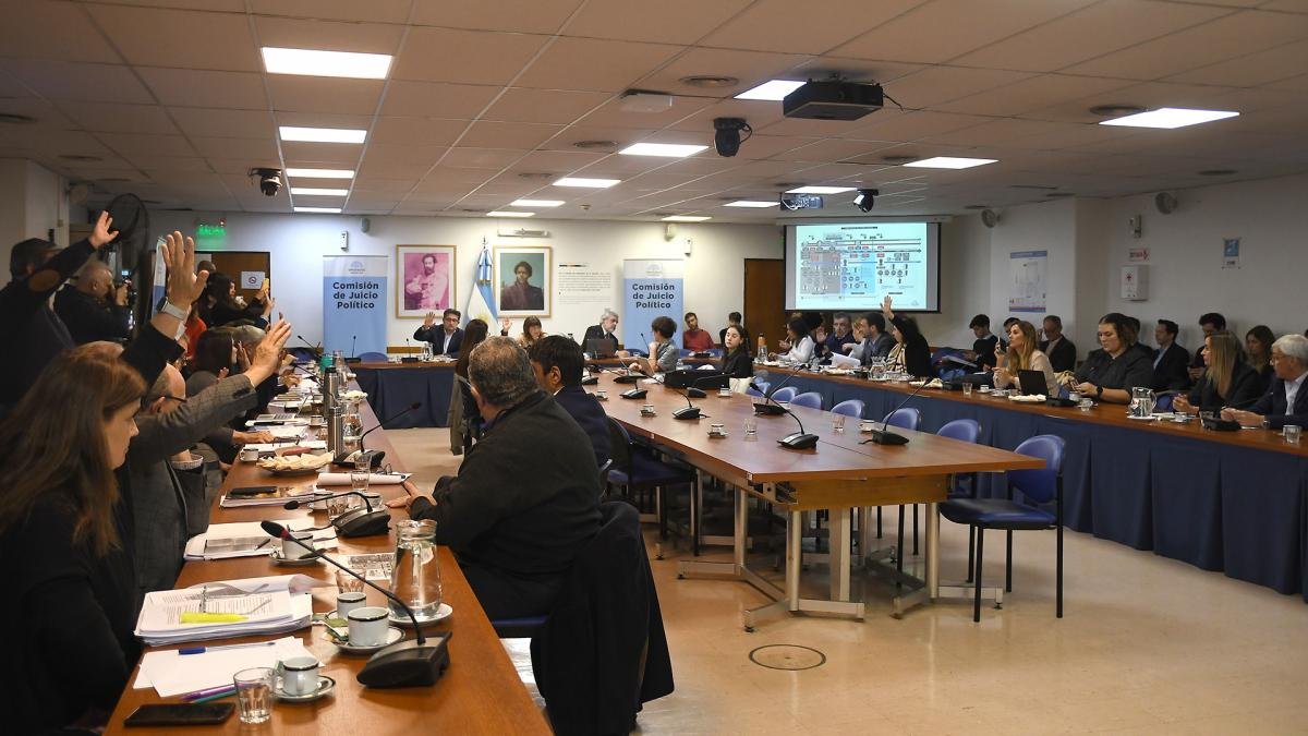 La Comisin de Juicio Poltico realiza la decimotercera reunin de este proceso a la Corte Foto Camila Godoy
