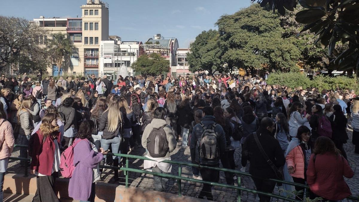 Paro docente en CABA por mejoras salariales Foto Twitter Ademys