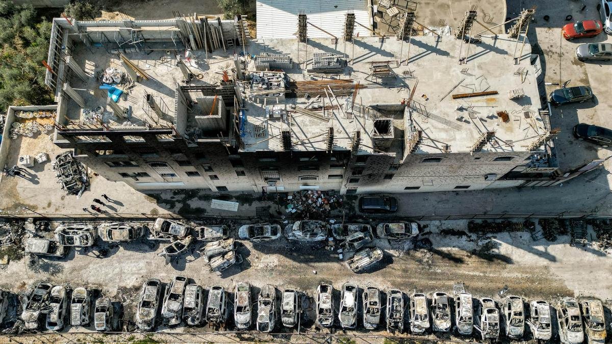 El de la escuela fue uno d elos ataques frecuentes que se dan en Cisjordania Foto AFP 