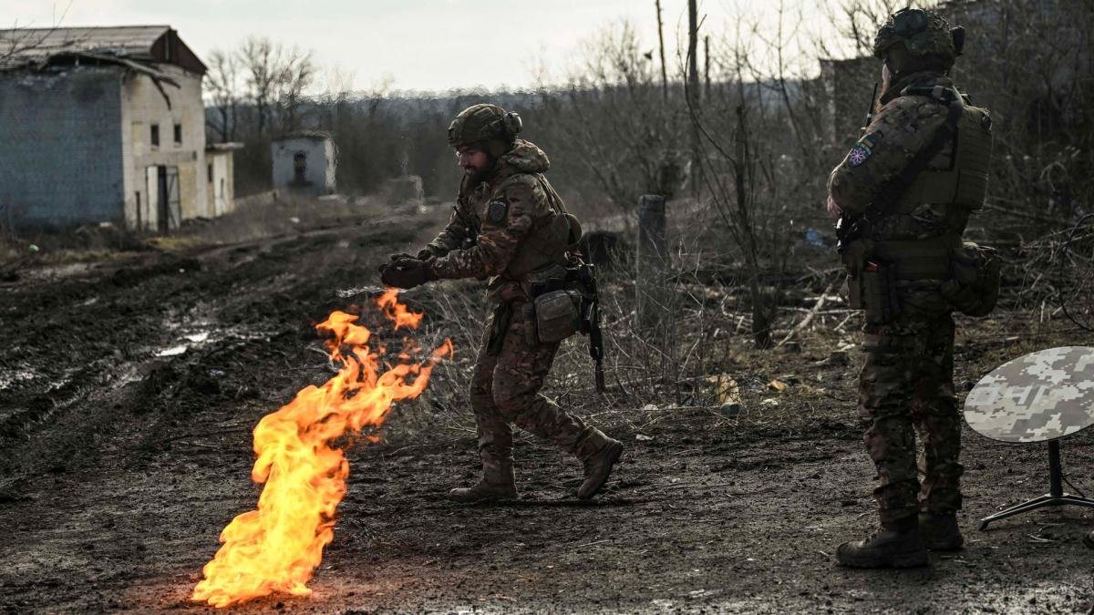 Bajmut es escenario de la batalla ms larga en Ucrania Foto AFP