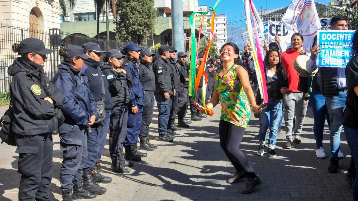 Los sindicatos del sector rechazaron la conciliacin obligatoria dictada por el Gobierno provincial Foto Edgardo Valera