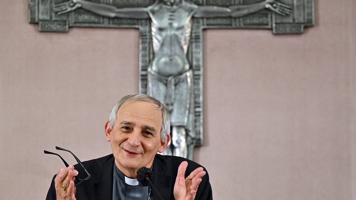 Arzobispo de Bolonia Matteo Zuppi Foto AFP