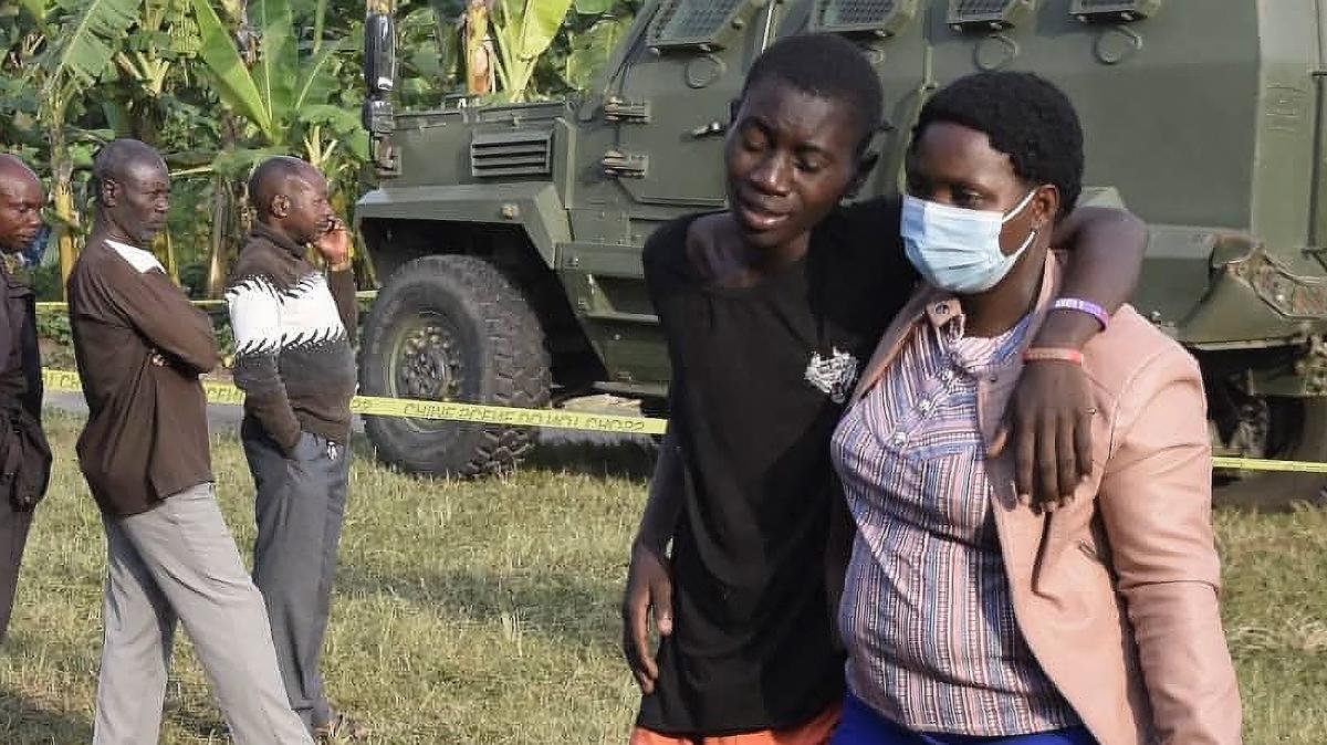 La escuela secundaria est cerca de Bwera en la frontera con la Repblica Democrtica del Congo Foto AFP
