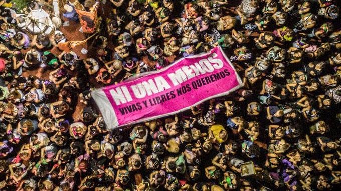 Fueron las mujeres y el colectivo LGBTI quienes alzaron la voz contra la desigualdad record Fernndez Foto TW alferdez