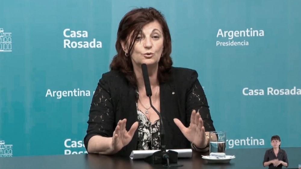 La ministra destac el derecho constitucional que se pone en riesgo Foto Archivo