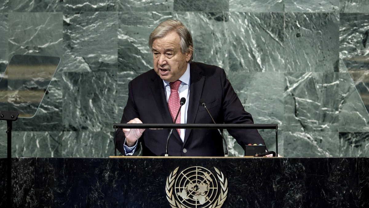 Antonio Guterres responsable de la ONU Foto AFP