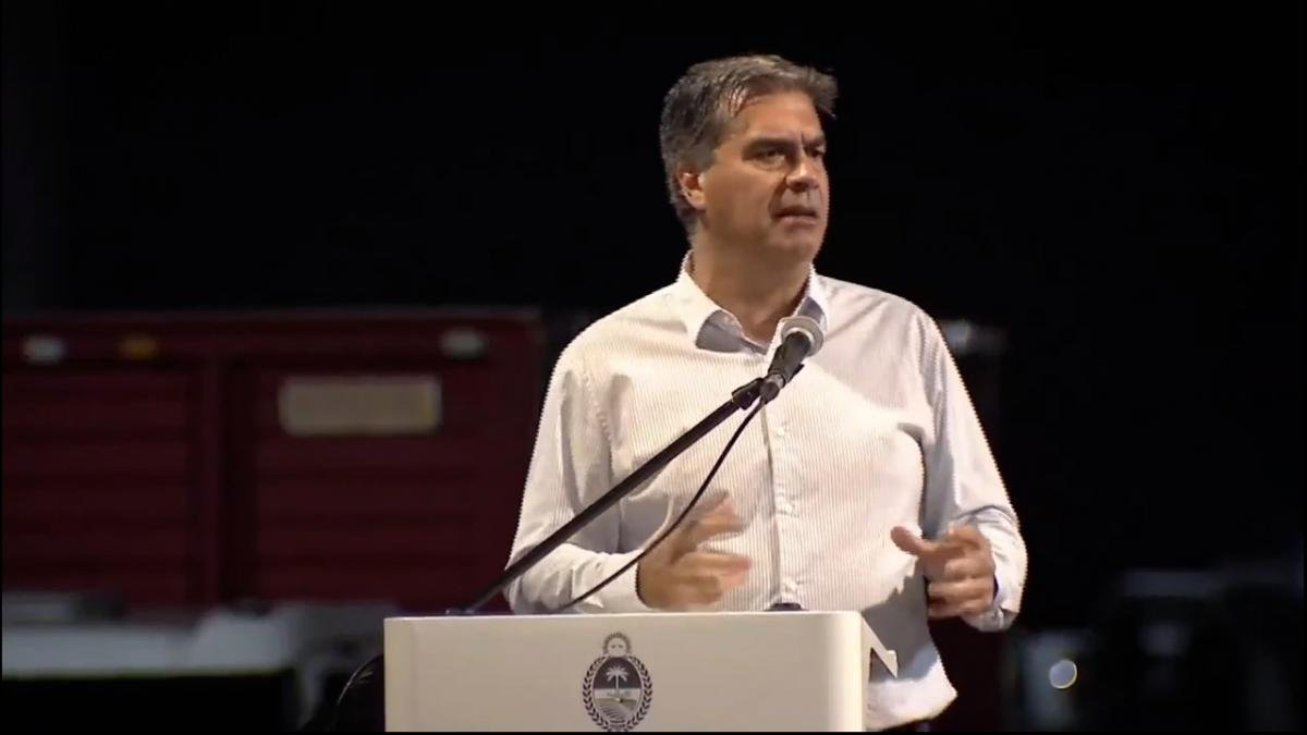 El gobernador de Chaco Jorge Capitanich remarc que esta obra es clave para el Norte Grande Foto Pablo Caprarulo