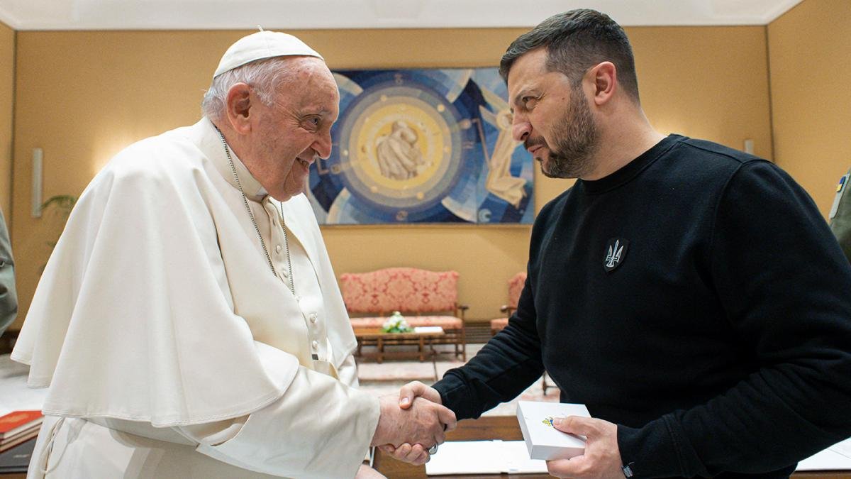 Zelenski asegur que el Papa trat de ayudar y yo le estuve muy agradecido Foto Archivo 