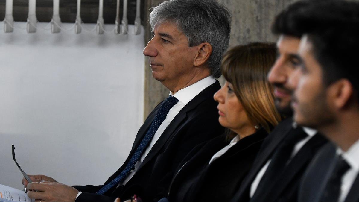Walter Bento y su esposa Marta Isabel Boiza ambos imputados en la causaFoto Ramiro Gomez 