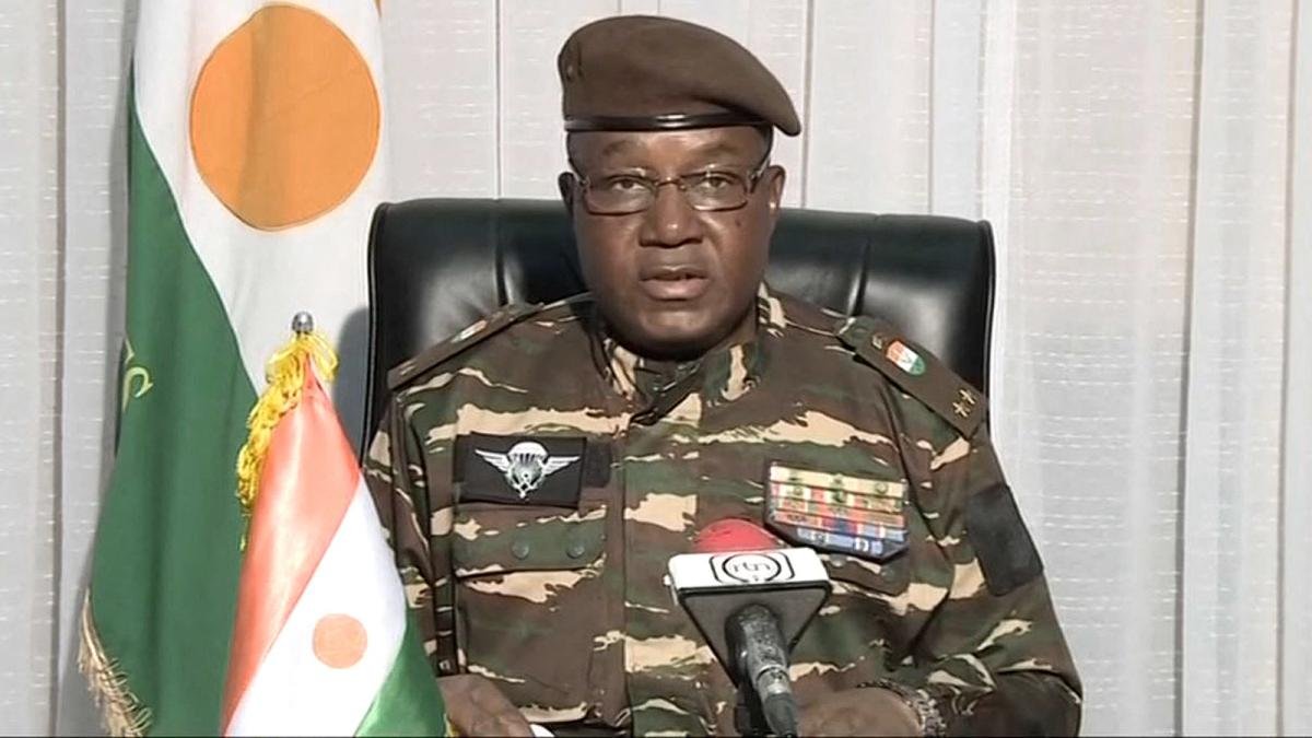 El general Abdourahmane Tchiani rechz las sanciones Foto AFP