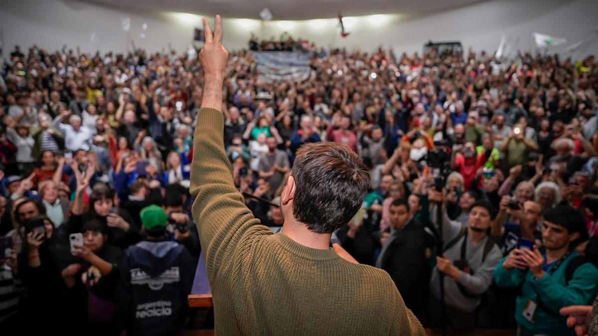 Grabos pidi que el domingo cada voto sea un grito de rebelin Foto Archivo