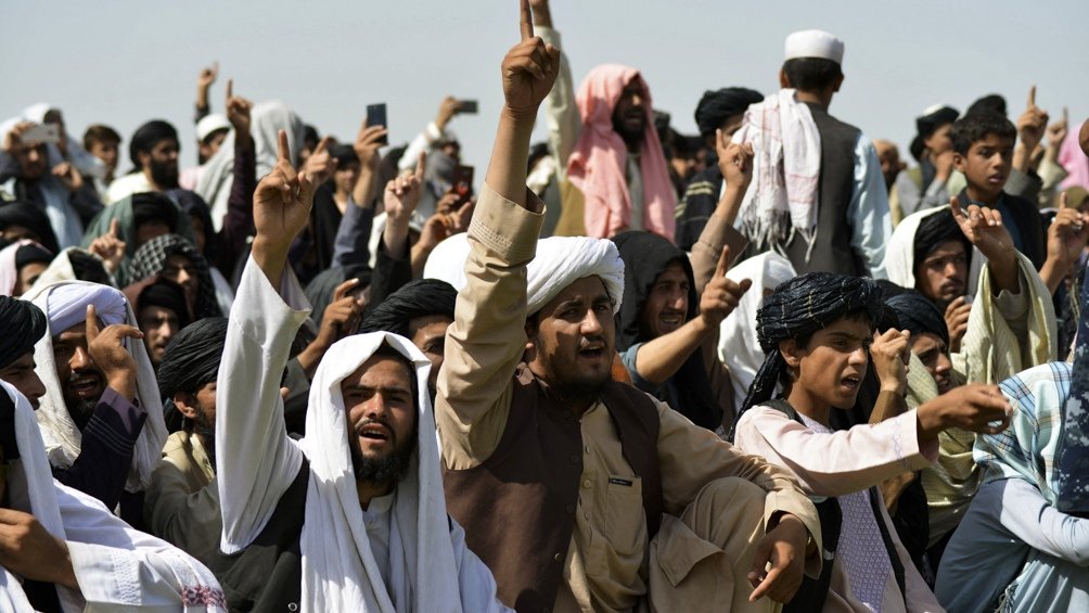 Los talibanes celebran dos aos en el poder en Afganistn Foto AFP