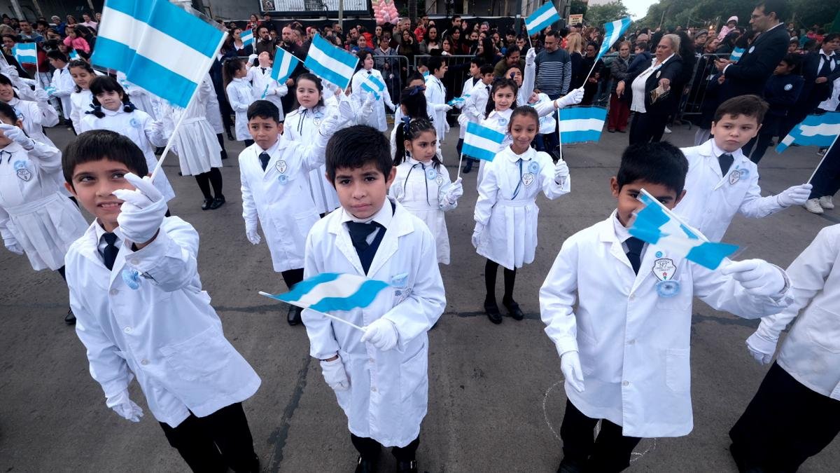 Alumnos de una escuela pblica en Corrientes Foto Germn Pomar