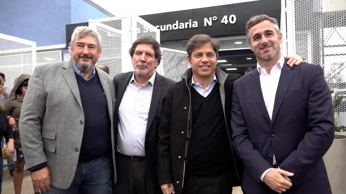 Edificio de la Escuela Secundaria N40 de Barrio El Roco en la localidad de Manuel Alberti obra educativa nmero 176 de la actual gestin bonaerense