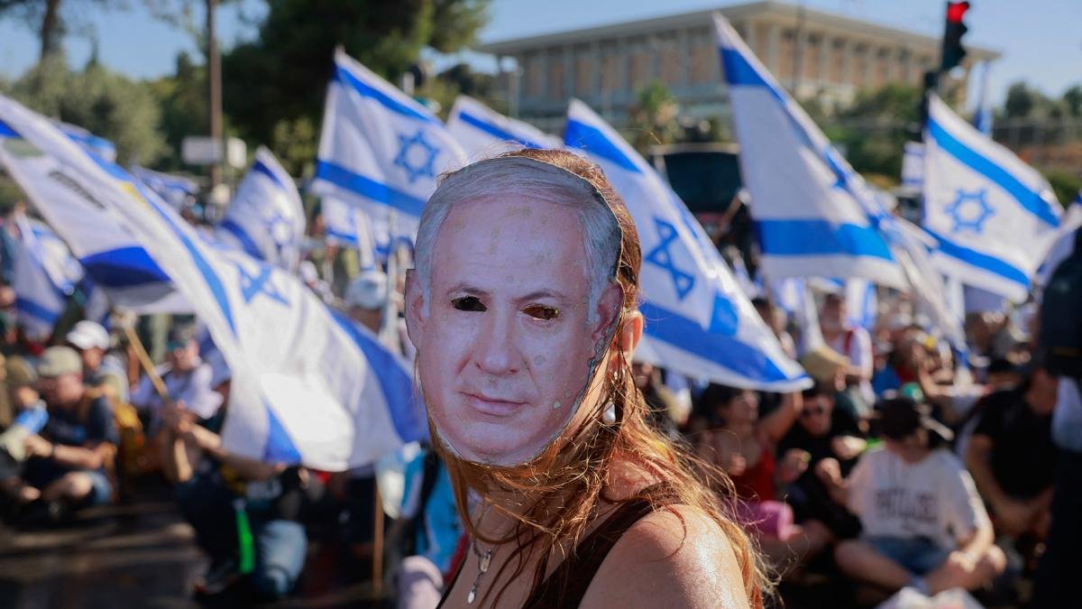 Marchas en Israel contra la reforma judicial Foto AFP