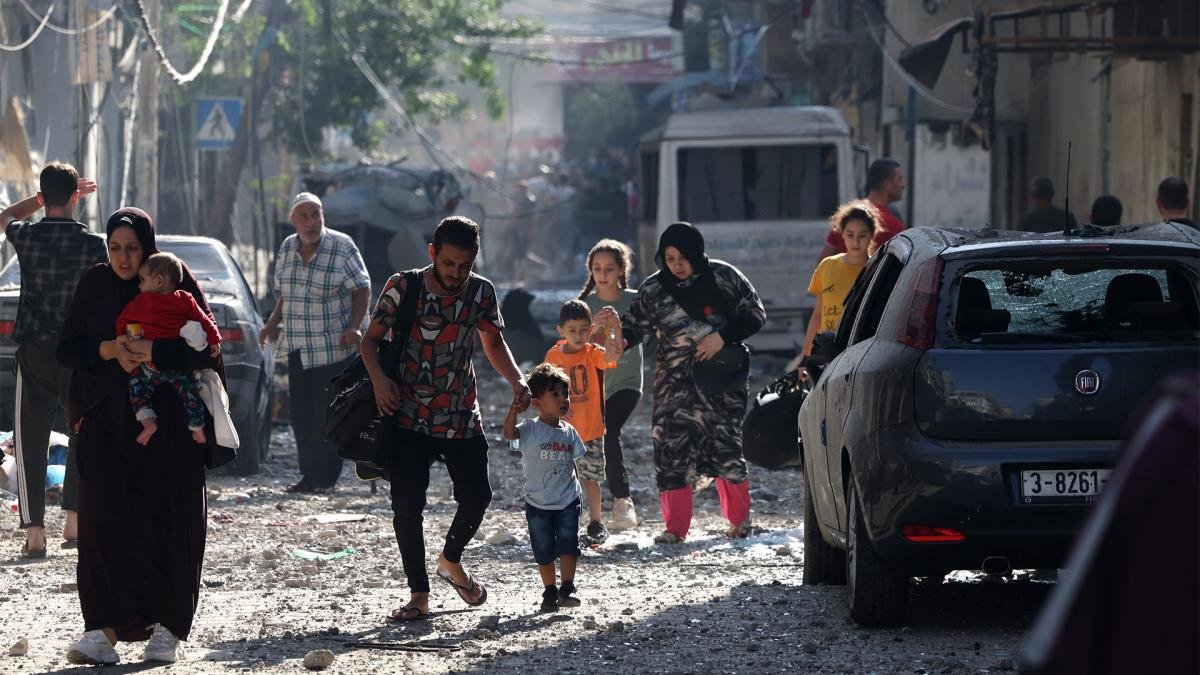 Segn Naciones Unidas ms de 338000 palestinos tuvieron que abandonar sus hogares en Gaza por los ataques israeles Foto AFP