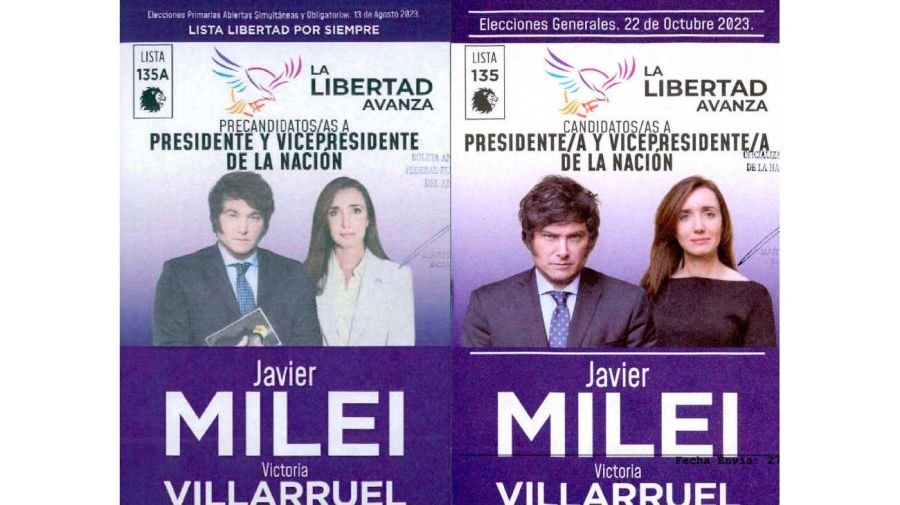 boletas presidenciales que estarán el domingo 22 de octubre 20231003