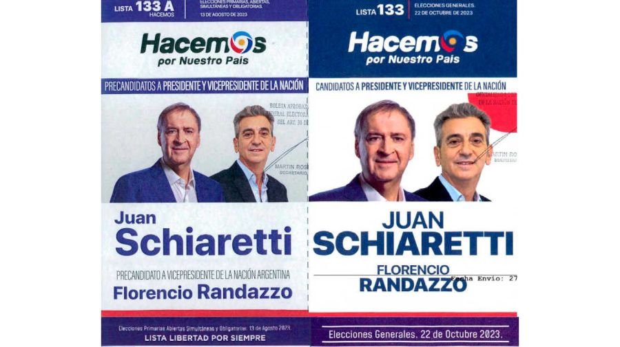boletas presidenciales que estarán el domingo 22 de octubre 20231003