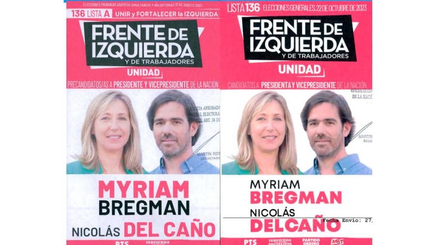 boletas presidenciales que estarán el domingo 22 de octubre 20231003