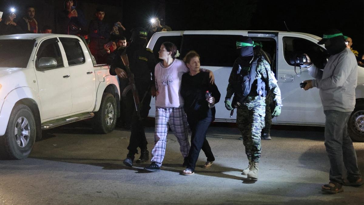 Entre la decena de liberados este martes hay cuatro mujeres argentinas Foto AFP