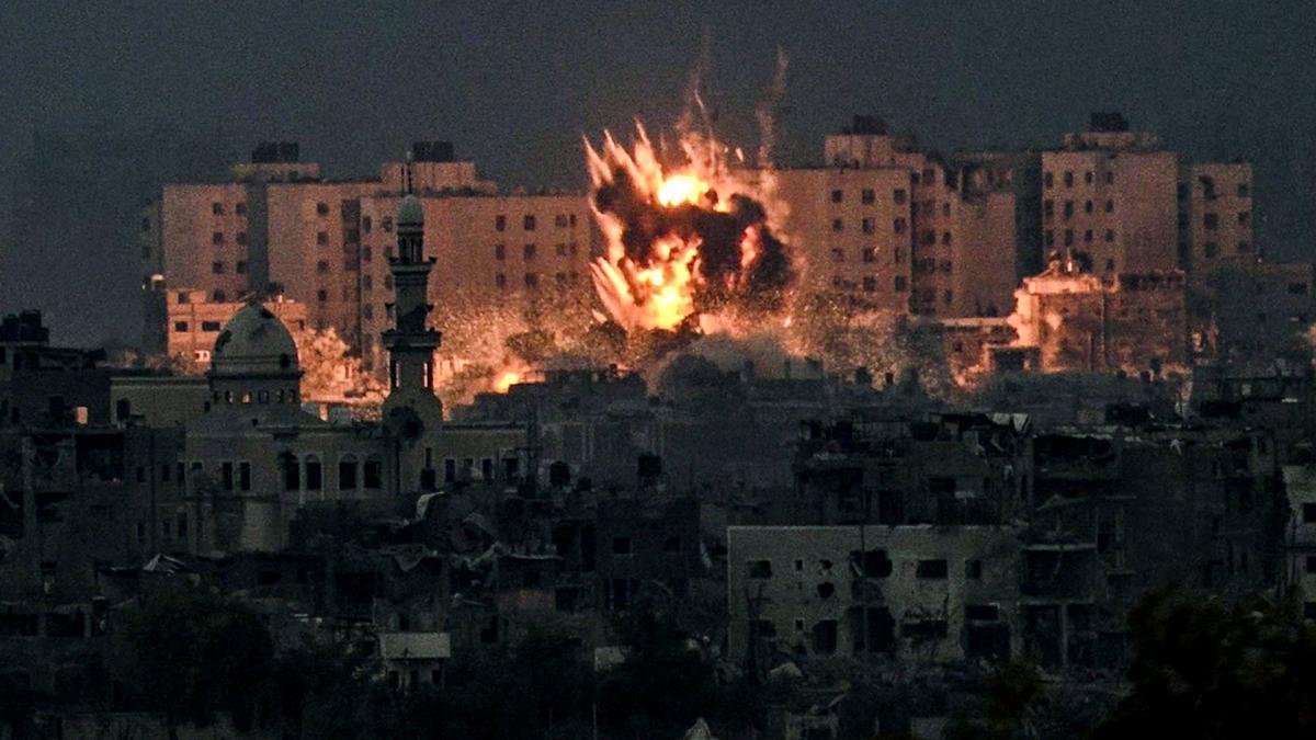 Los agentes humanitarios murieron por los bombardeos israeles Foto AFP 