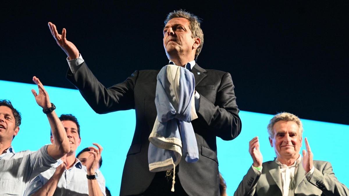 Massa le sac casi siete puntos de ventaja a Milei en las generales Foto Victoria Gesualdi