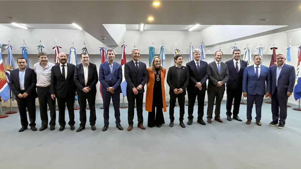 Una de los ltimos encuentros de los gobernadores del PJ