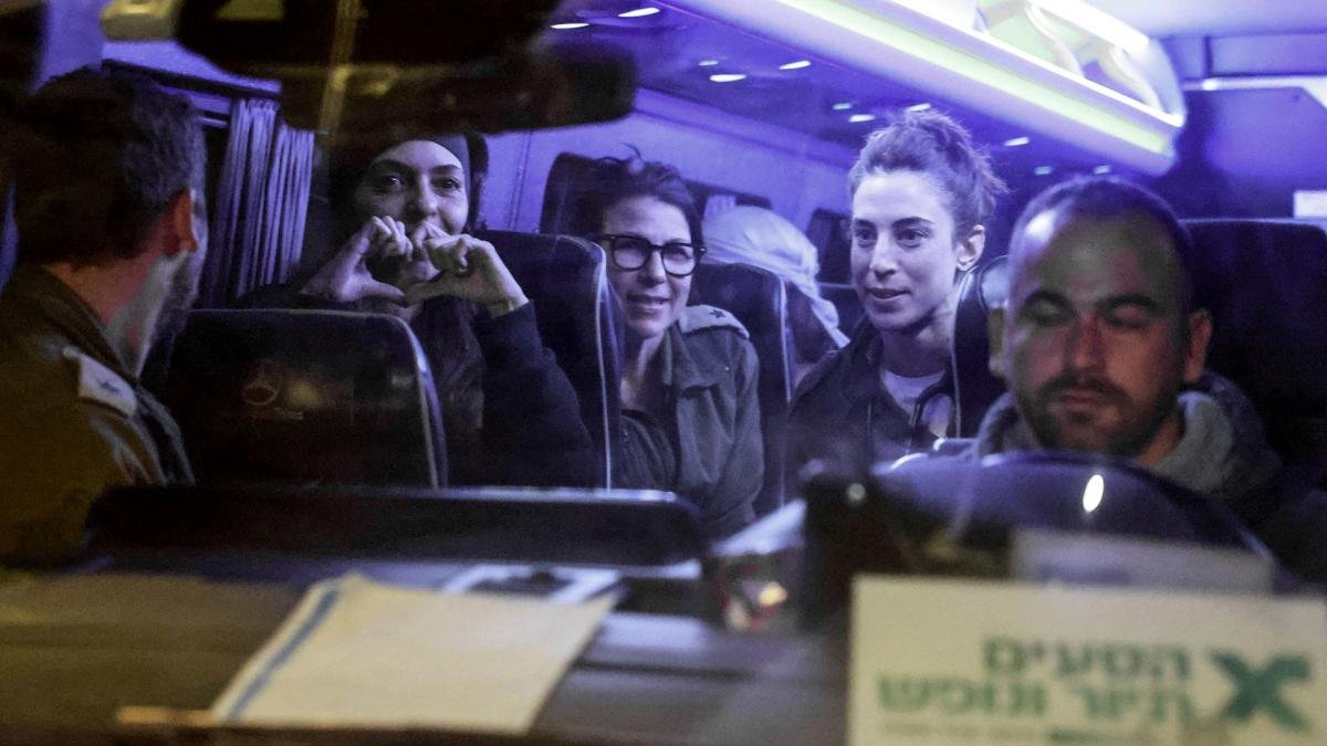 Rehenes liberados Foto AFP