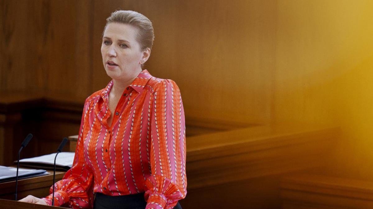 Primera ministra de Dinamarca Mette Fredericksen 
