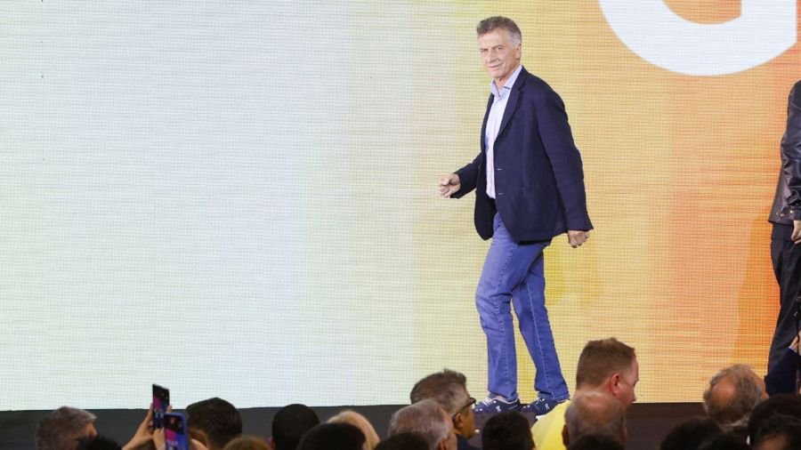 Elecciones Presidenciales 22-10-2023. Bunker de Juntos Por El Cambio, Mauricio Macri.