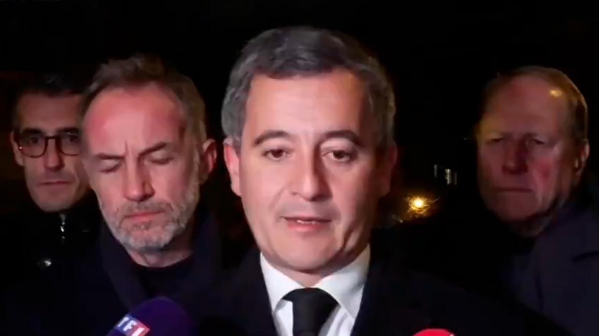 El hecho ocurri en el distrito 15 de la capital francesa cerca de la Torre Eiffel Foto Captura XGDarmanin