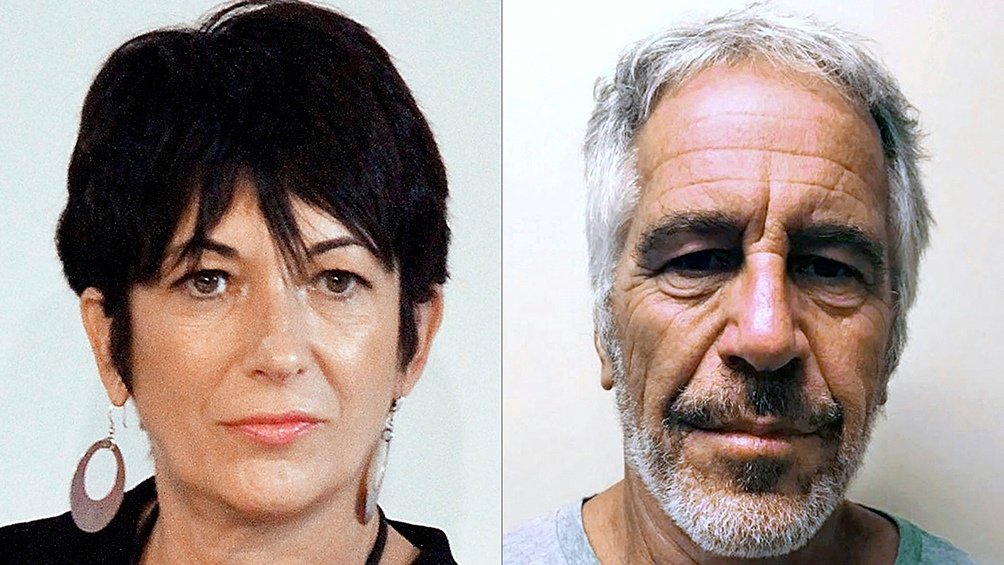 Ghislaine Maxwell antigua amante del financista junto a Jeffrey Epstein Foto archivo AFP