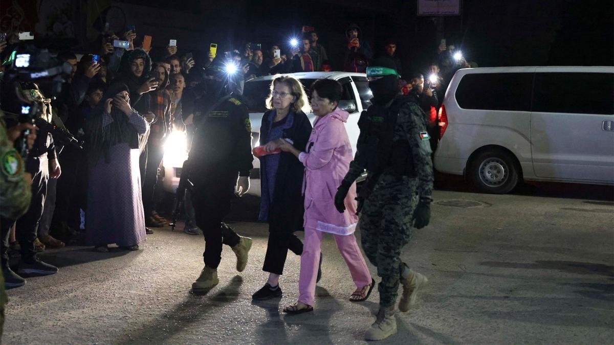 Hace ms de un mes decenas de rehenes fueron canjeados por palestinos presos en Israel Foto AFP