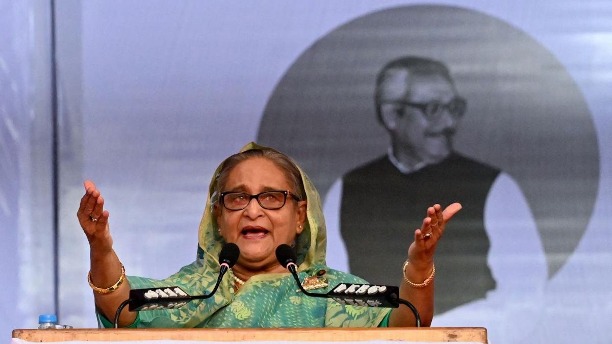 La primera ministra Sheikh Hasina va por un nuevo mandato en Bangladesh Foto AFP