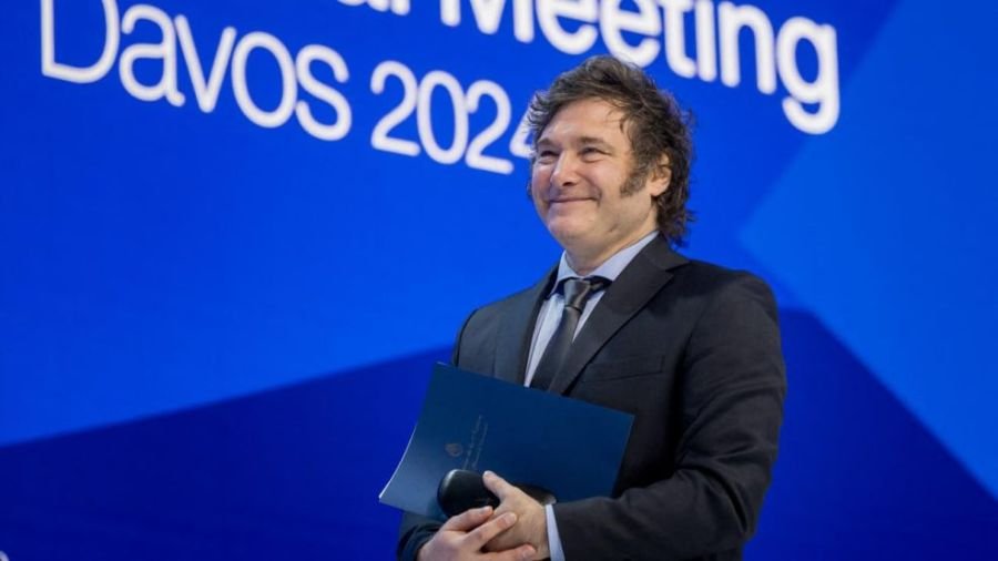 Milei en Davos